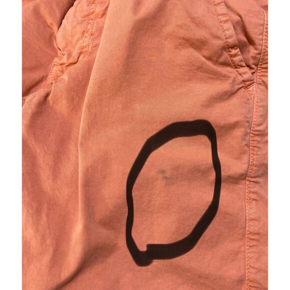 American Eagle Men's Chino Shorts Orange (STAIN) Size 31 Casual Stretch - Picture 6 of 6